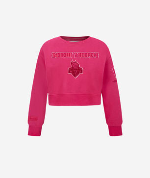 Big Girls' New York Liberty Classic Triple Pink Crewneck 