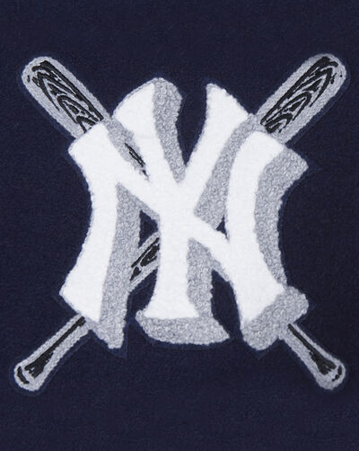New York Yankees Mash Up Rib Wool Varsity Jacket
