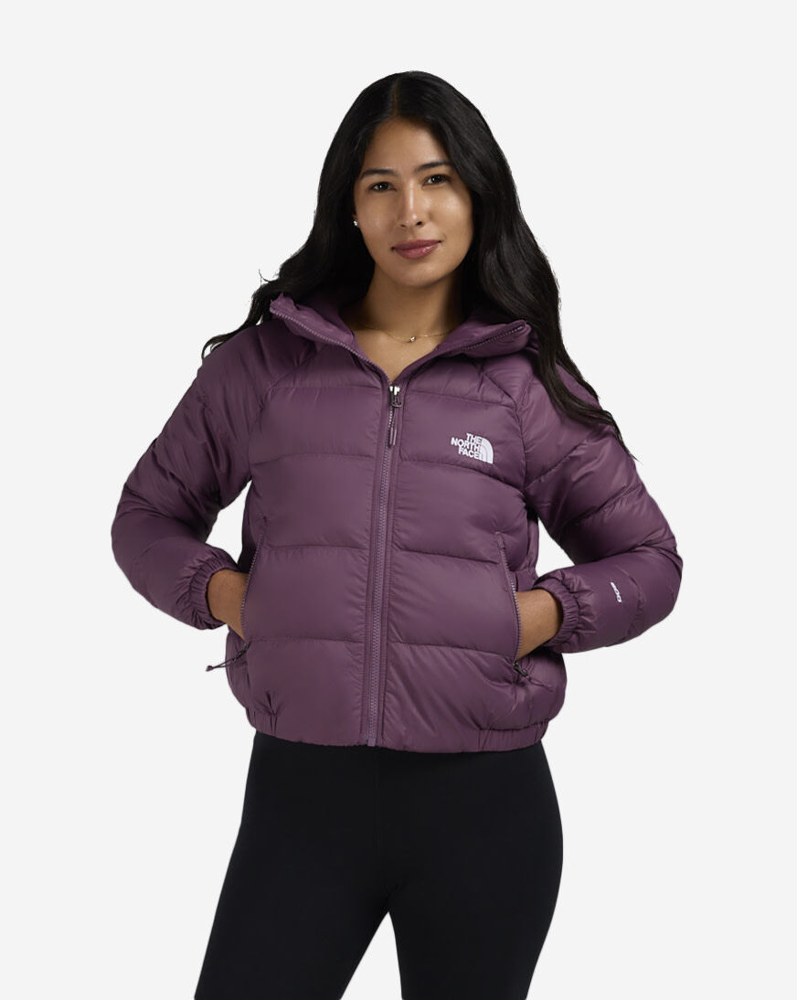 Shop The North Face Hydrenalite Down Hoodie NF0A5GGG-1NI purple