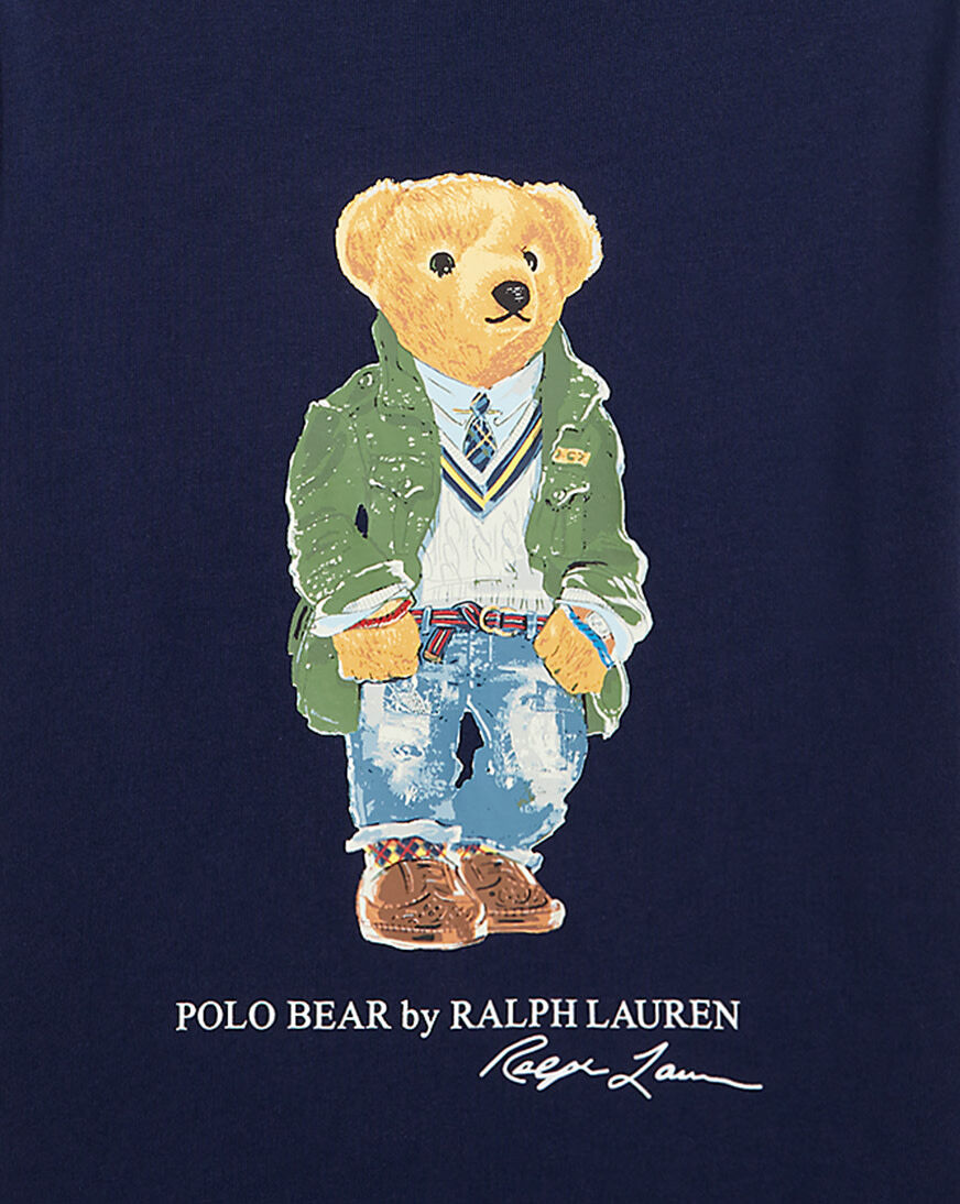 Shop Polo Ralph Lauren Pre-School Polo Bear Cotton Jersey