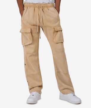 Washed Cargo Sweatpants
