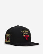 New Era 9Fifty Chicago Bulls Metallic Snapback Hat 60914435 Black 1
