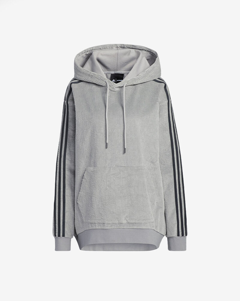 adidas IVY PARK Corduroy Hoodie HG2520 Grey 4