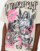 Hasta Muerte Born To Win Gothic Tee HMBTW003-CRM cream 3