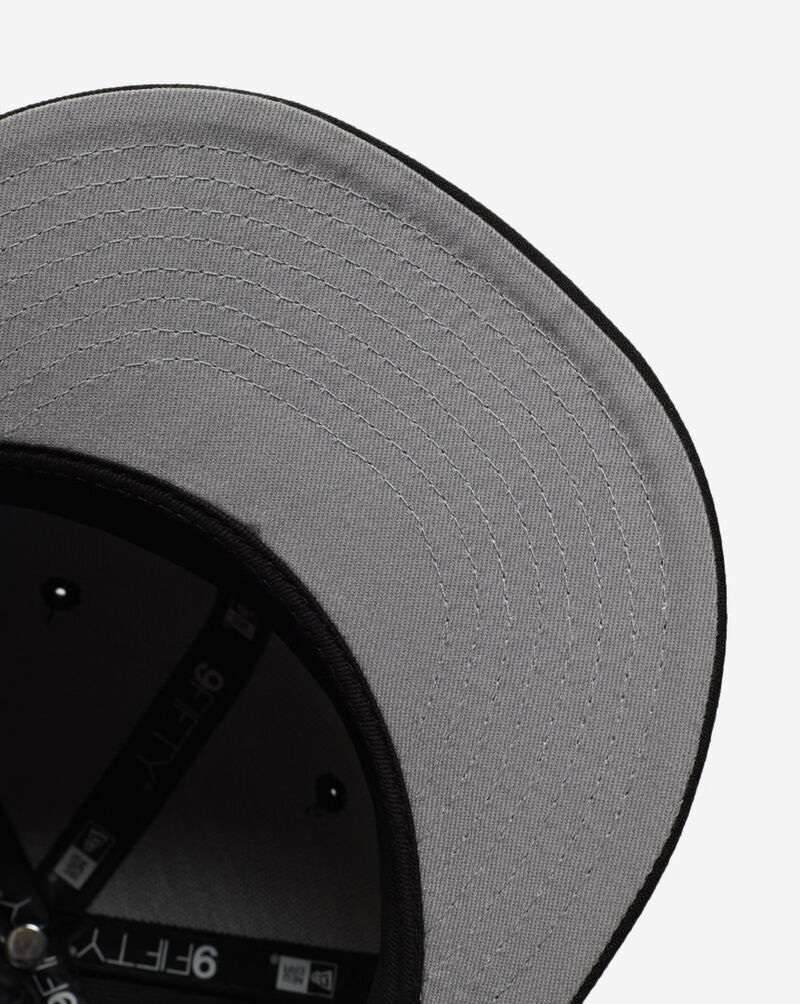 New Era 9Fifty Atlanta Braves Gold Rose Snapback Hat 70886278 Black 4