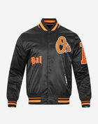Baltimore Orioles Old English Rib Satin Jacket