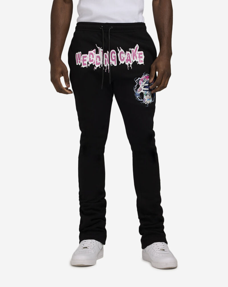 Wedding Cake Blow Your Mind Stacked Pants WC4970751-BLK Black 1