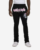 Wedding Cake Blow Your Mind Stacked Pants WC4970751-BLK Black 1