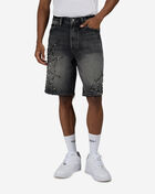 Decibel Spider Embellished Denim Shorts DECWB497-GRY Grey 1