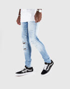 Ross Skinny Fit Rip Knee Aged Wash
