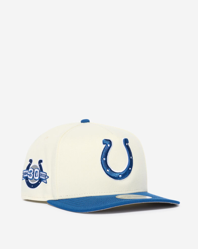 New Era 9Fifty Indiana Colts Curve A-Frame Snapback Hat 71094926 cream 1