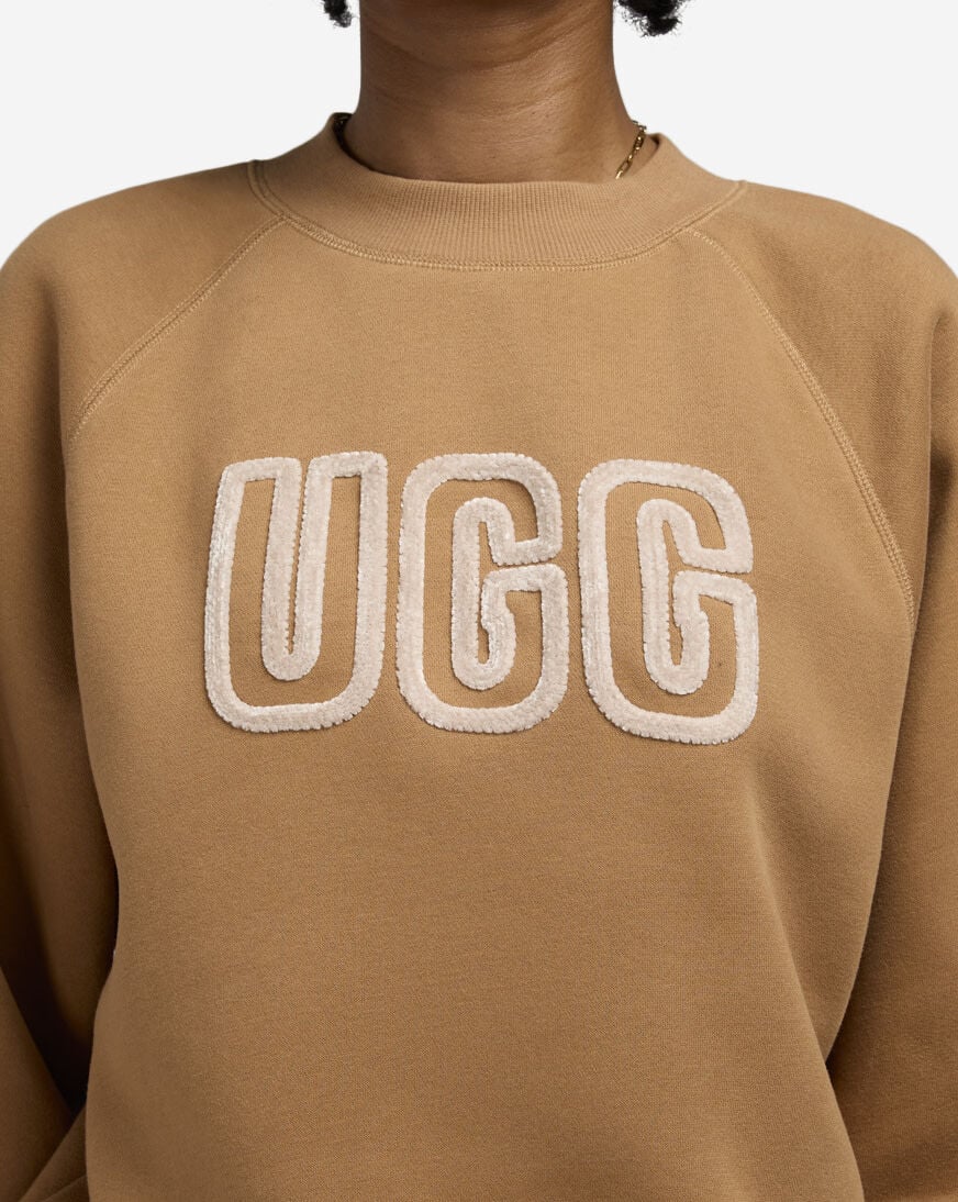 Shop UGG UGG Logo Crewneck 1171477-CHE brown | SNIPES USA