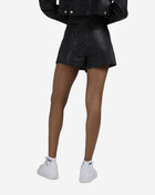 Vibrant Rhinestone Coated Denim Skirt  XPT626SN Black 2