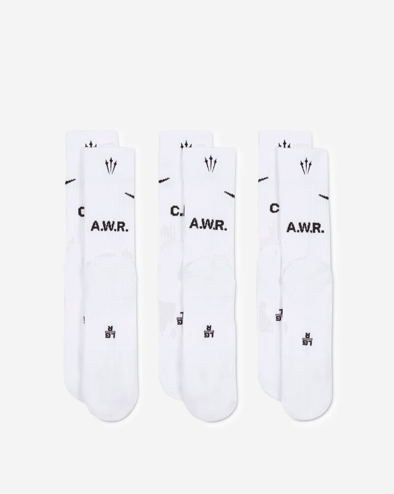 Nike NOCTA Crew Socks 3 Pack DD9240-100 White 3
