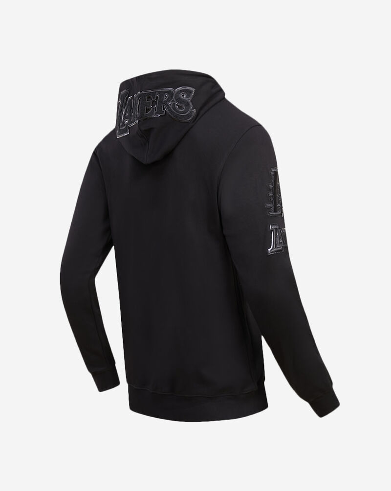 PRO STANDARD Los Angeles Lakers Triple Black Full-Zip Hoodie BLL553411-BLK Black 3