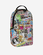 Sprayground Punk Sticker Shark Backpack B8651 Multi 4
