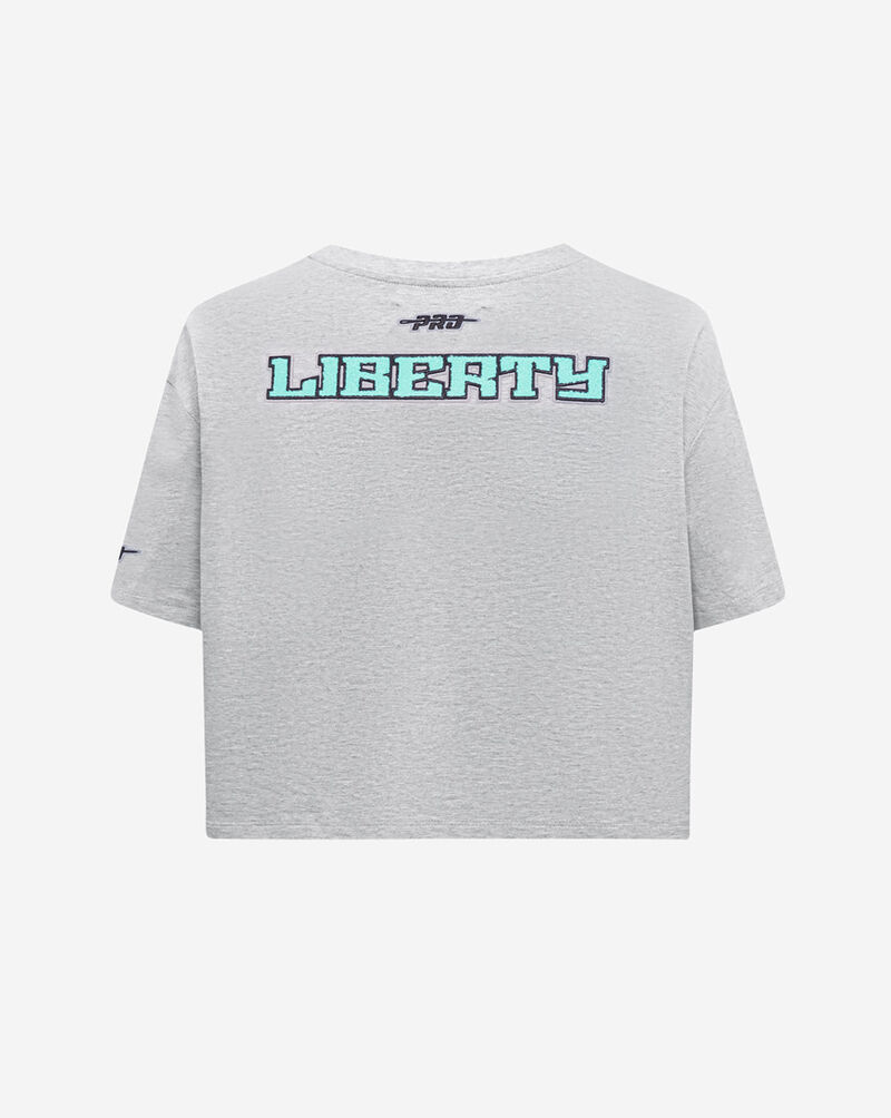 PRO STANDARD New York Liberty Classic Essentials Single Jersey Boxy Tee WNLA70041-HGR Grey 3