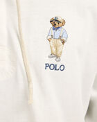 Jersey Knit Novelty Polo Bear Hoodie