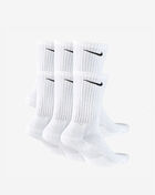 Nike 6PK Everyday Cushioned Training Crew Socks SX7666-100 White 2