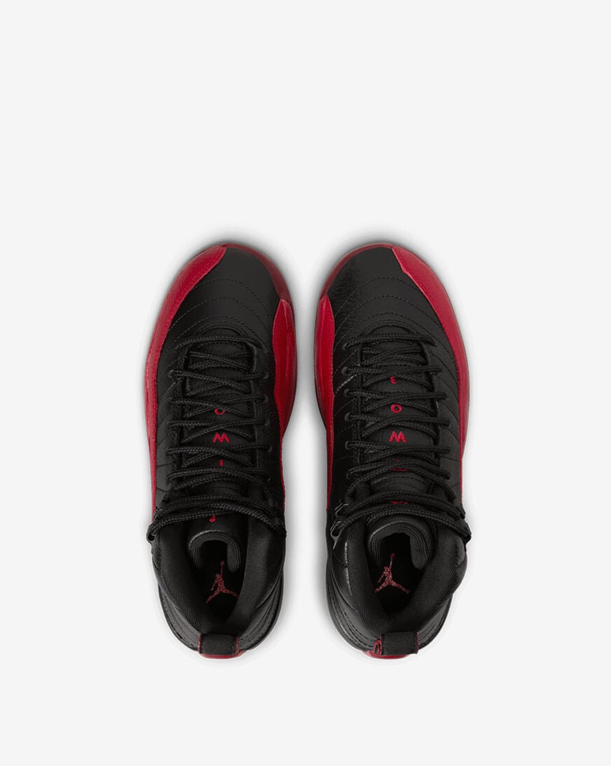 Shop Jordan Big Kids' Air Jordan 12 Retro 153265-002 black