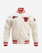 PRO STANDARD Chicago Bulls Retro Classic Rib Satin Jacket BCB656009-ERD cream 1