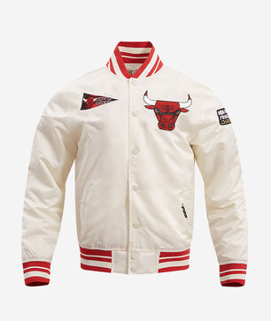 Chicago Bulls Retro Classic Rib Satin Jacket