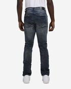 Decibel Distressed Oil Stained 5-Pocket Jeans DECWB456-BLU Blue 2