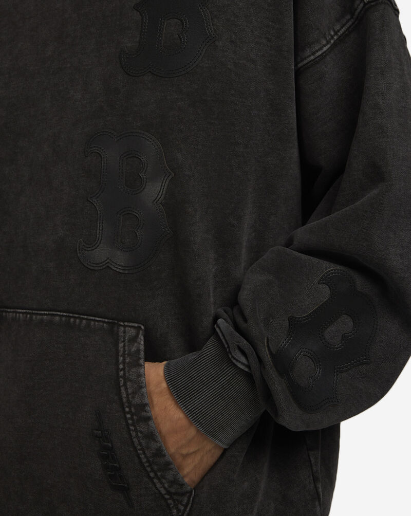 PRO STANDARD Boston Red Sox Washed Vanguard Hoodie LBR5315250-WBK Black 3