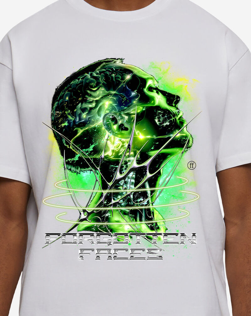 Forgotten Faces Forgotten Cyborg Tee FOFUS167-00220 White 3