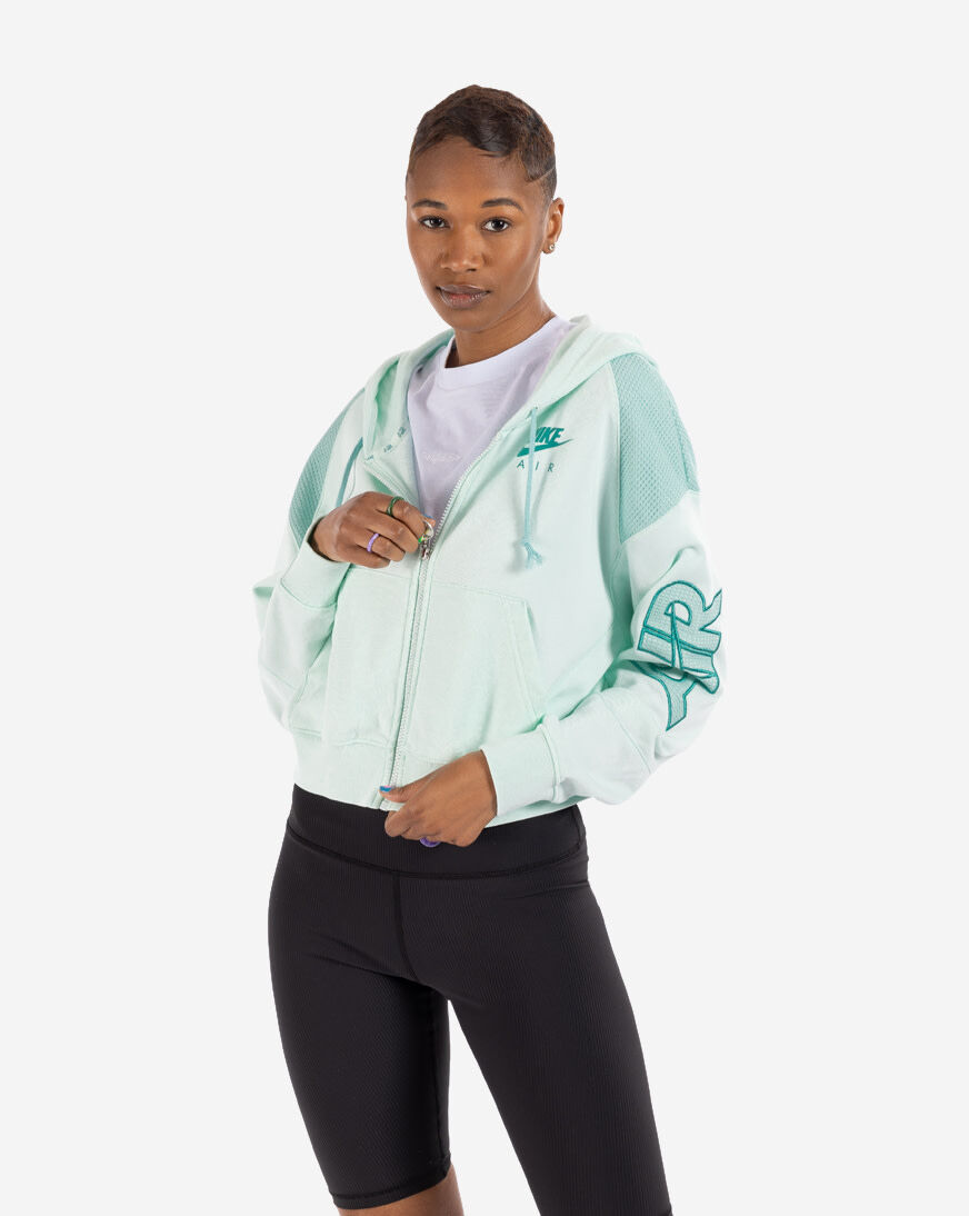 Shop Nike NSW Air Fleece Top DM6063-394 green | SNIPES USA