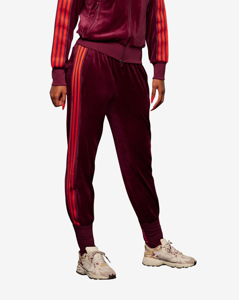 adidas IVY PARK Velour Track Pants (All Gender) HN0306 Red 1