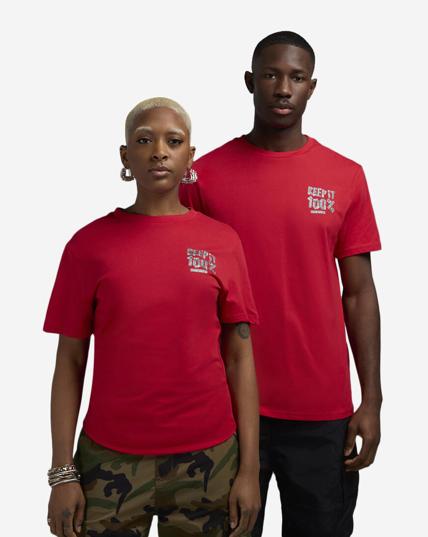 Shop Urban Classics Keep It 100 Tee MTUS361-US-00491 red | SNIPES USA