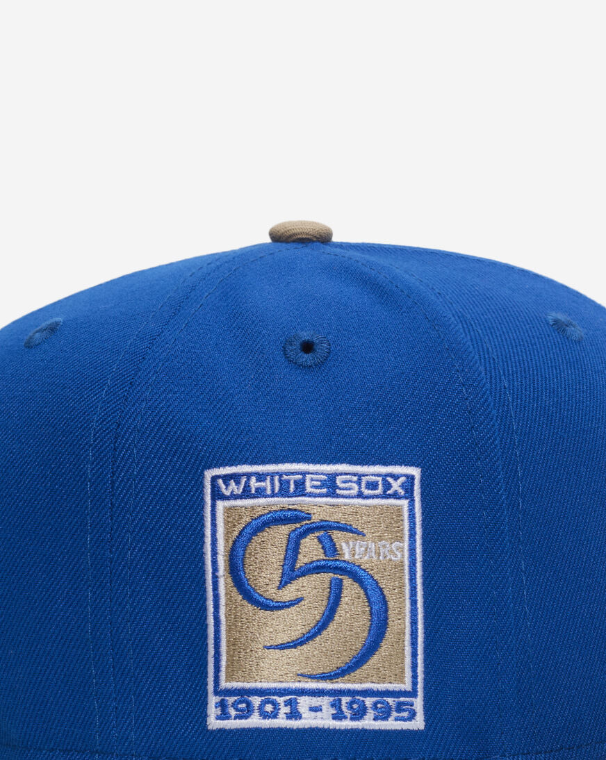 Shop New Era 59Fifty Chicago White Sox Fitted Hat 71029705 blue