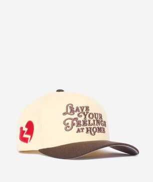 Leave Your Feelings At Home Full Twill Trucker Hat