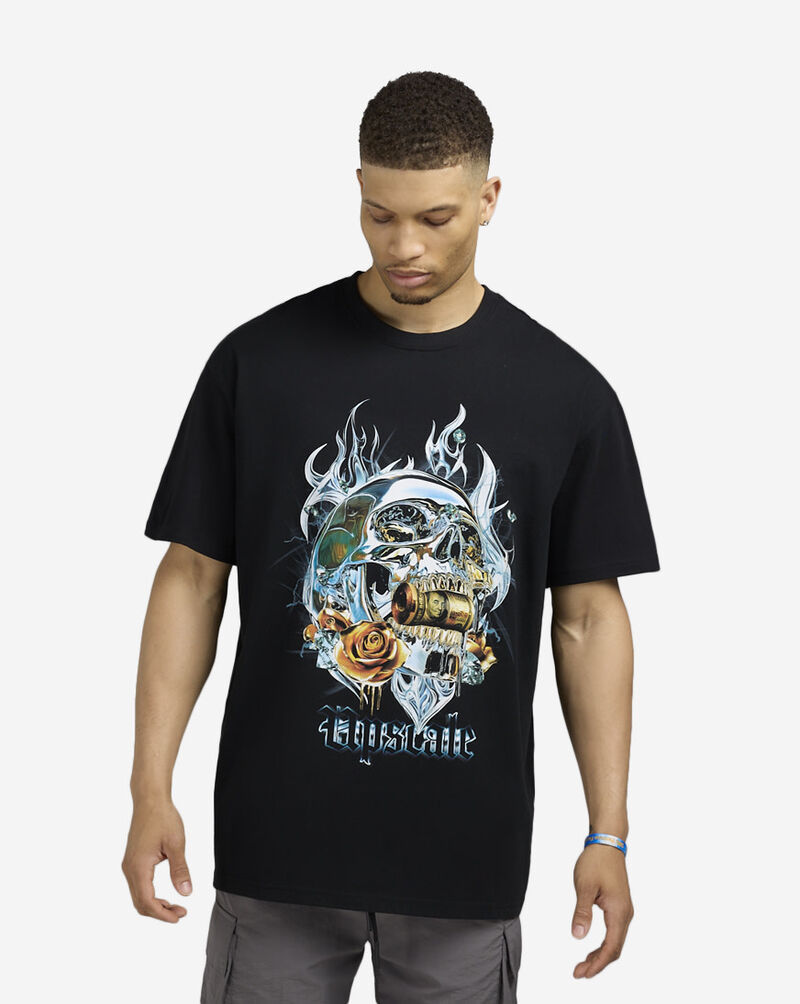 Upscale No Risk No Reward Skull Tee MTUS398-00007 Black 1
