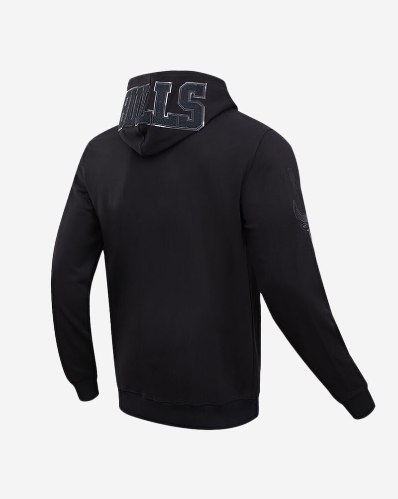 PRO STANDARD Chicago Bulls Triple Black Double Knit Full-Zip Hoodie BCB553441-BLK Black 3