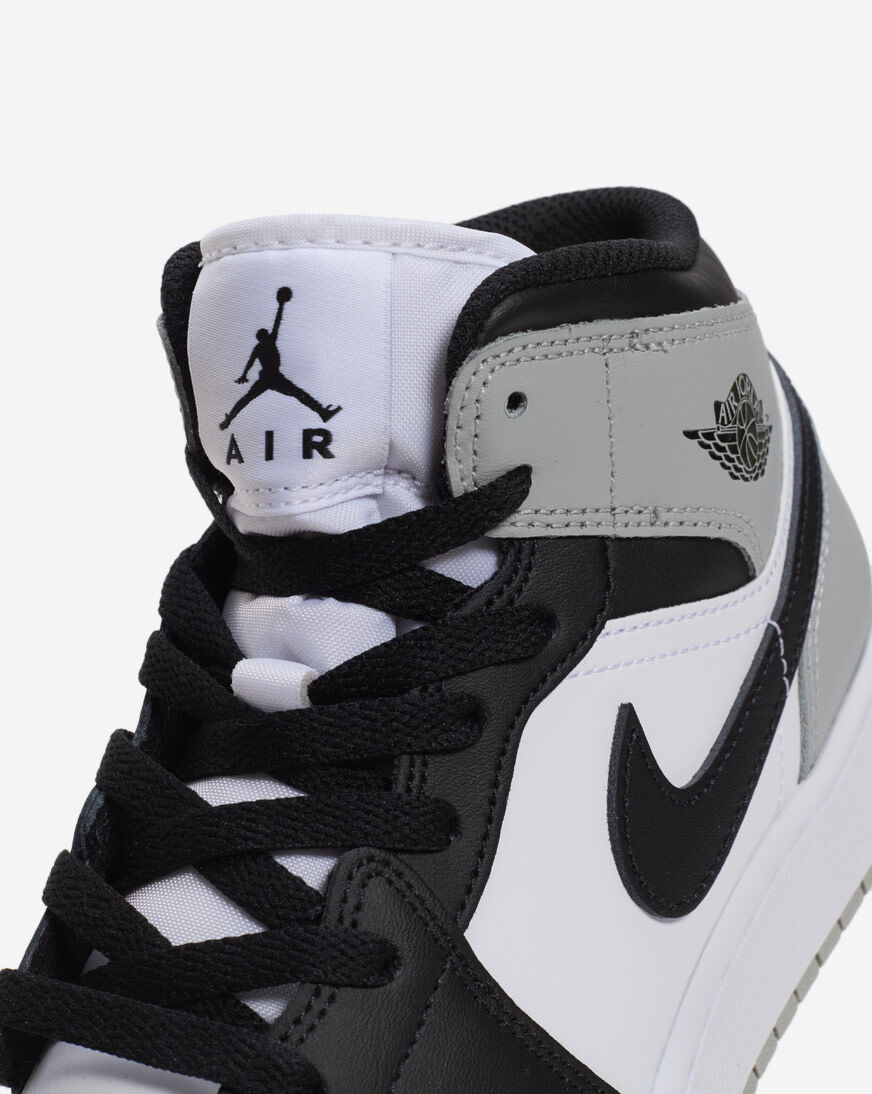 Shop Jordan Big Kids' Air Jordan 1 Mid DQ8423-101 black