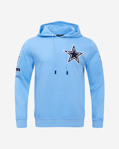 Dallas Cowboys Classic Chenille Double Knit Pull Over Hoodie