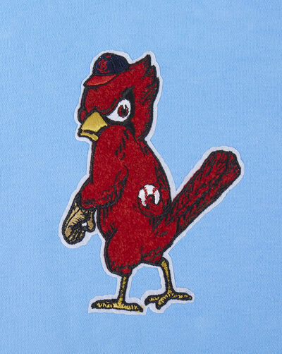 Big Boys' St. Louis Cardinals Retro Classic Rib Fleece Pullover Hoodie