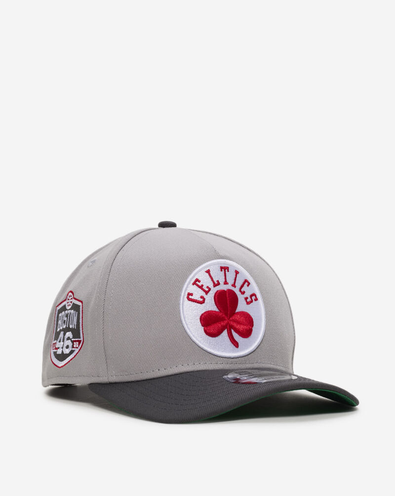 New Era 9Fifty Boston Celtics A-Frame Snapback Hat 70931904 Grey 1