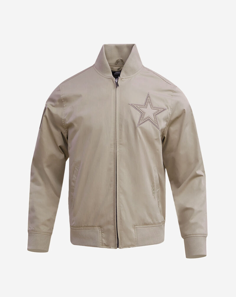 PRO STANDARD Dallas Cowboys Neutral Twill Jacket FDC644493-TAU Beige 1