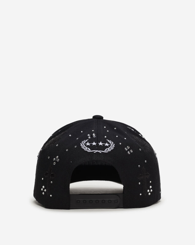 Field Grade Faith Love Fear Full Wool Acrylic Trucker Hat 1006397 Black 3