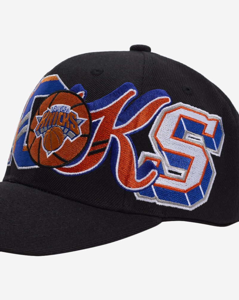 Mitchell  Ness New York Knicks Hyper Type Pro Crown Snapback Hat HP10412-NYKBLCK Black 2