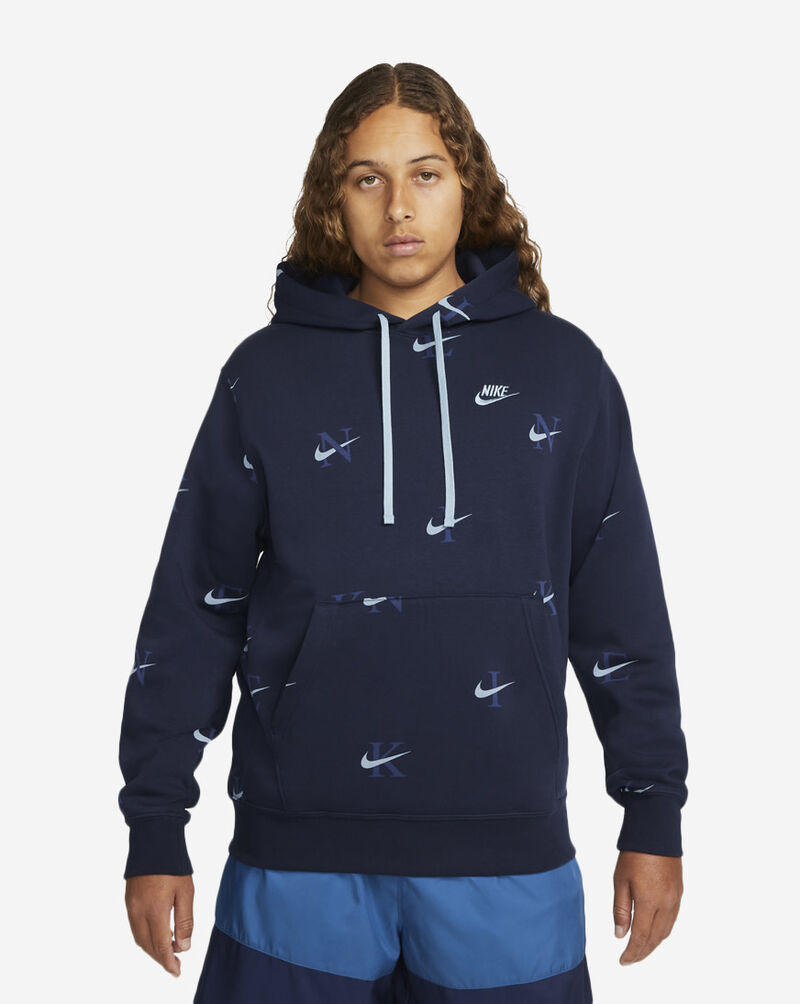 Nike aop club pullover hoodie clearance