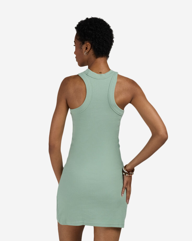 Nike NSW Chill Knit Tight Ribbed Tank Dress IQ0088-006 Green 2