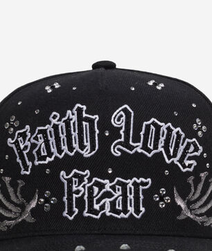 Faith Love Fear Full Wool Acrylic Trucker Hat