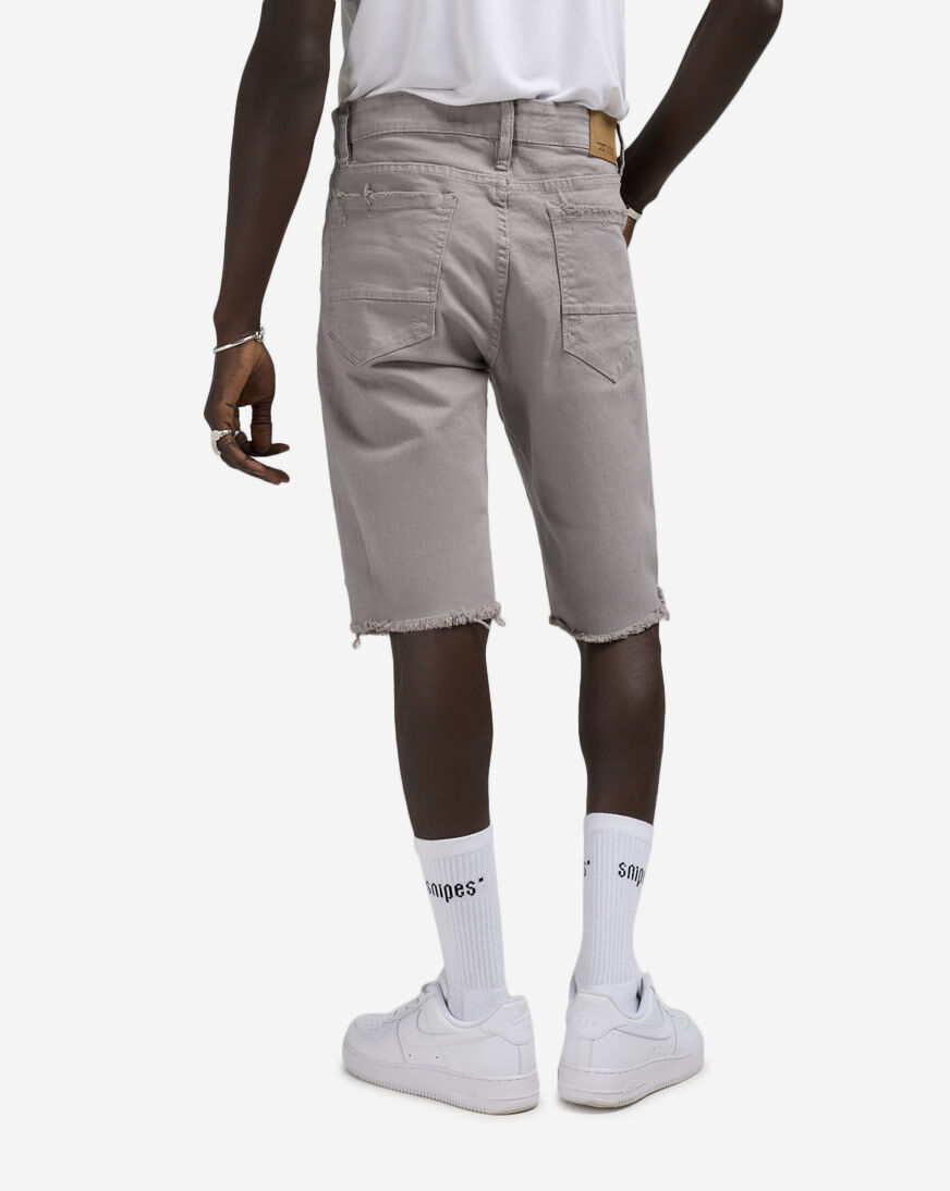 Shop Jordan Craig Rip and Repair Twill Shorts J3219S-LTGRY grey