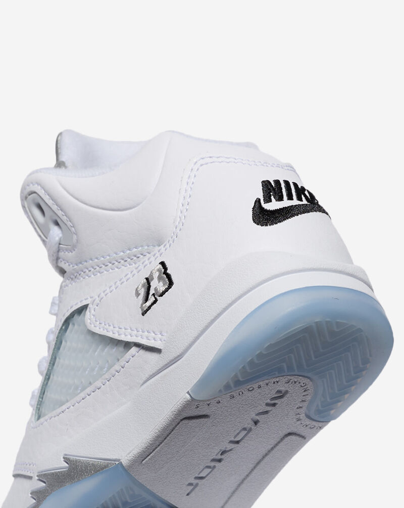 Jordan Little Kids' Air Jordan 5 Retro OG "White Metallic" HQ7979-103 White 8