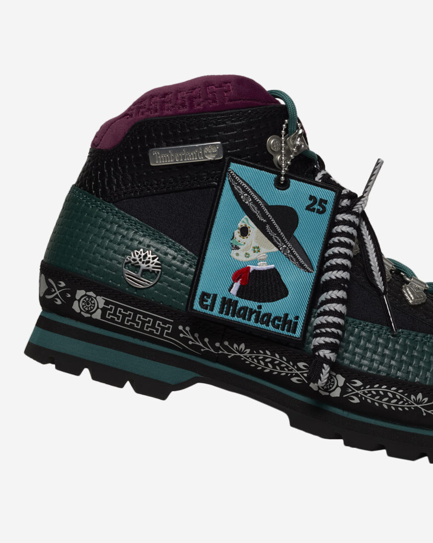 Shop Timberland Dia de Muertos Euro Hiker Boot TB0A2P27A4W1 blue