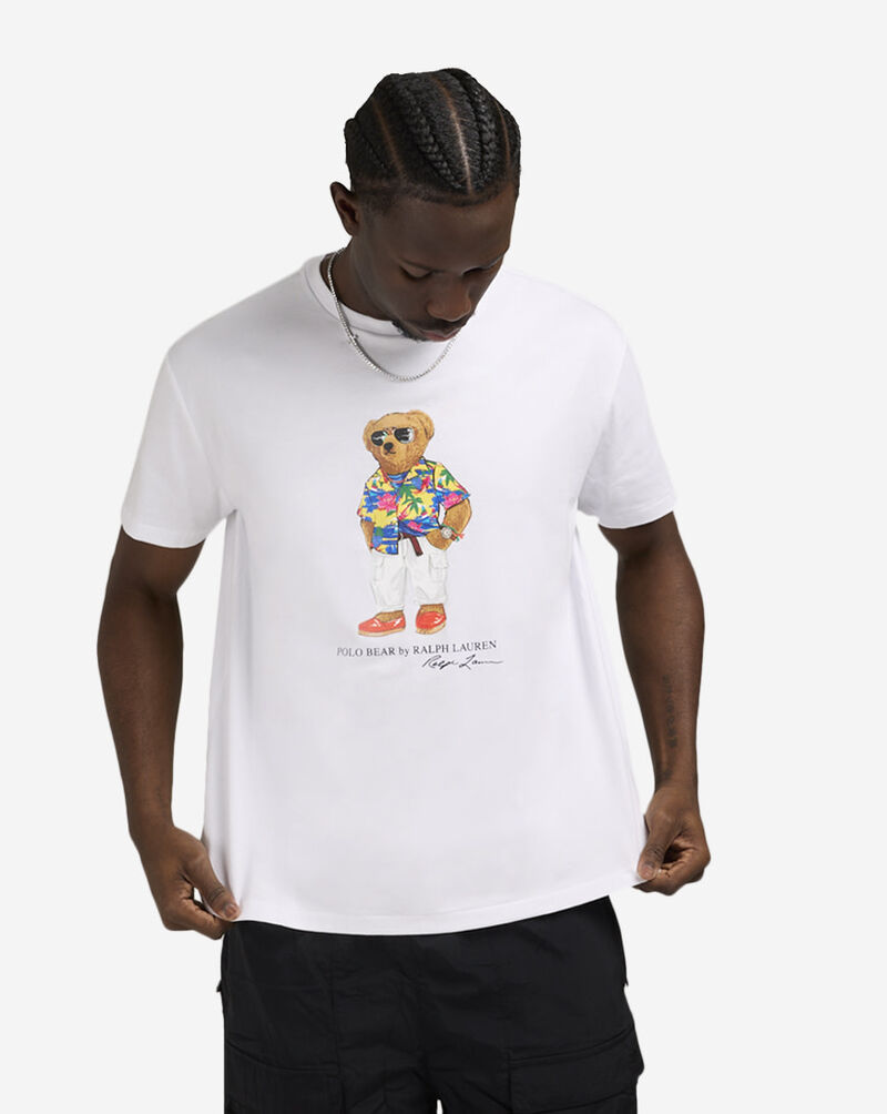 Shop Polo Ralph Lauren Polo Bear Tee 710854497032-WHT white 